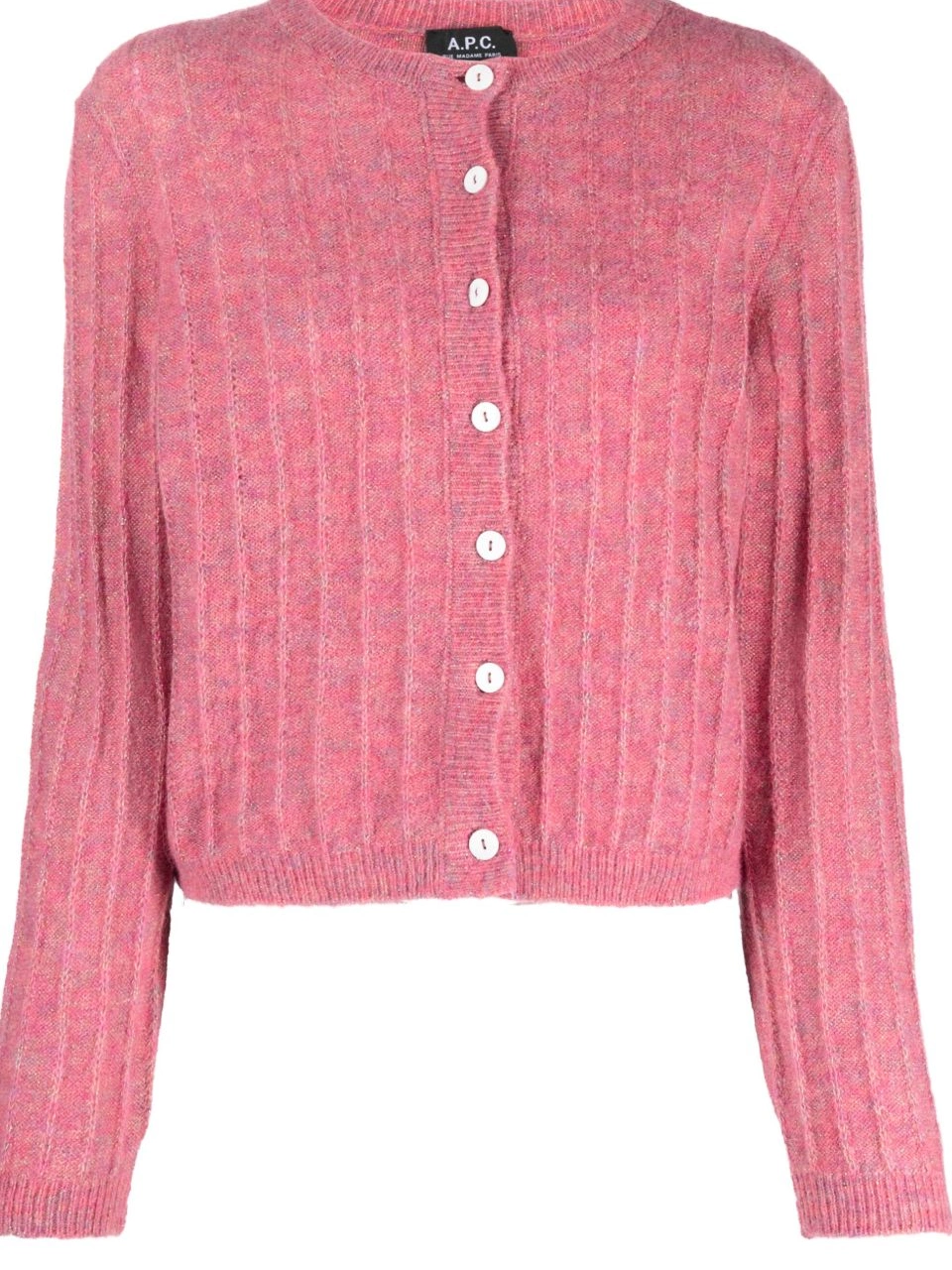 Affordable Women ribbed cardigan Milena A.P.C. metallic-threading 0503